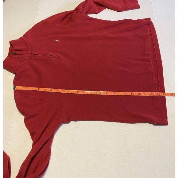 Polo by Ralph Lauren Men's 1/4 Zip Pullover Size M Estate Rib Red - Picture 13 of 14